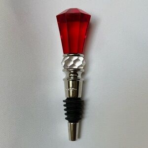 Lenox Red Holiday Jewel Bottle Stopper